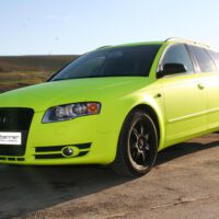 Vollfolierung | Audi A4 | Highlighter yellow