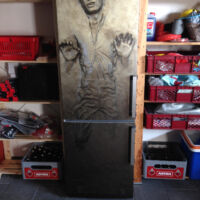 Designfolierung | Kühlschrank | Carbonit Han Solo